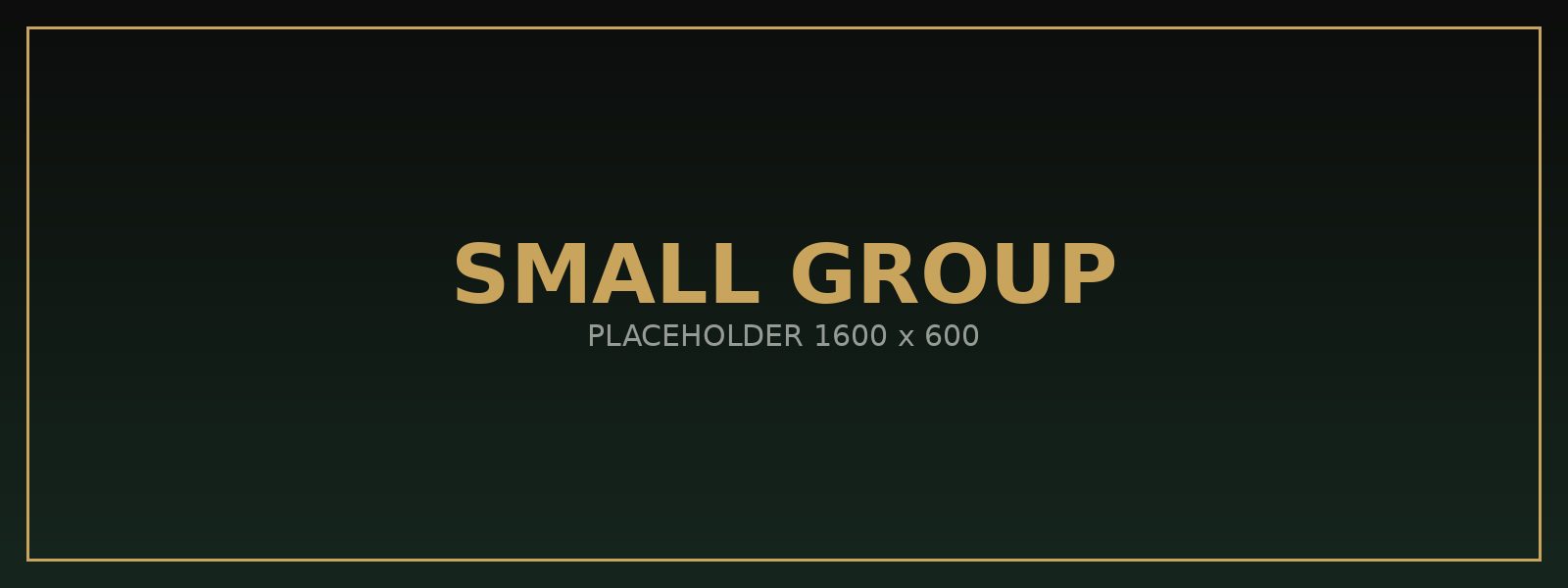 Placeholder: small group training met een kleine groep in de studio.